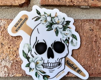Biblical Womanhood- Magnolia Sticker / Judges 4:21