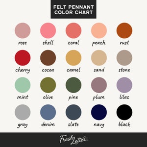 a color chart with different shades of different colors