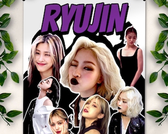 ITZY Ryujin Purple Poster | DIGITAL DOWNLOAD