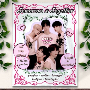 Tommorow x Together &quot;A Night To Remember&quot; Vintage Tour Poster | DIGITAL DOWNLOAD