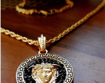 versace snake necklace