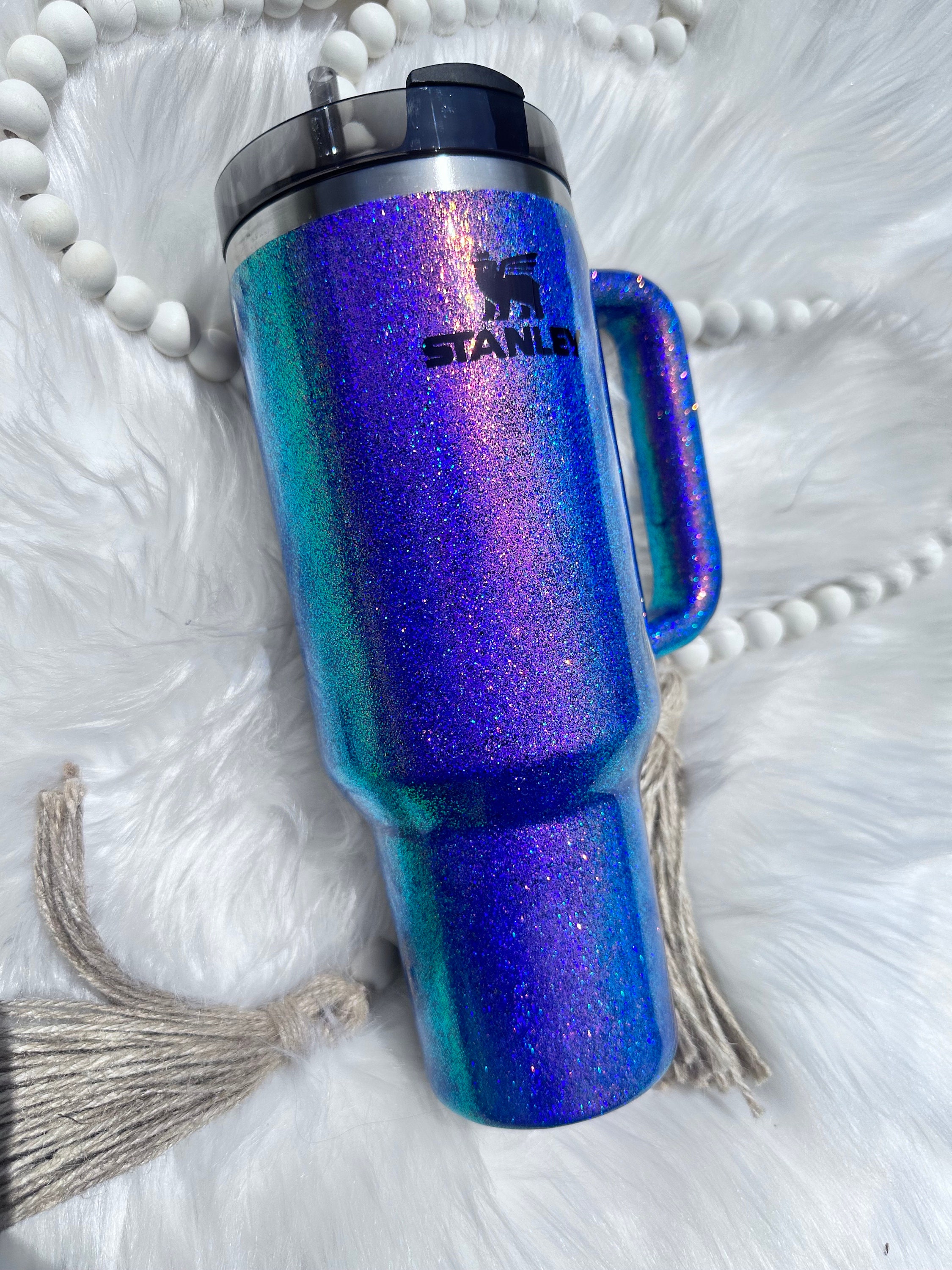 40, 30, 20 Oz Authentic Stanley Tumbler With Iridescent