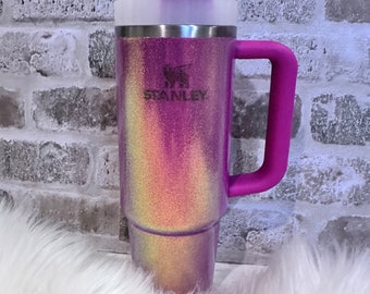 Authentieke fuschia Stanley, met glitters. 30 of 40 oz. Op bestelling gemaakt