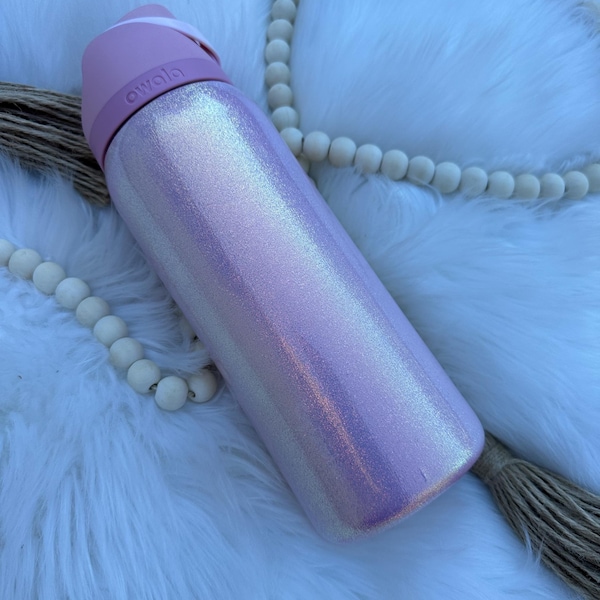 Custom Rose Quartz Owala. Made to order