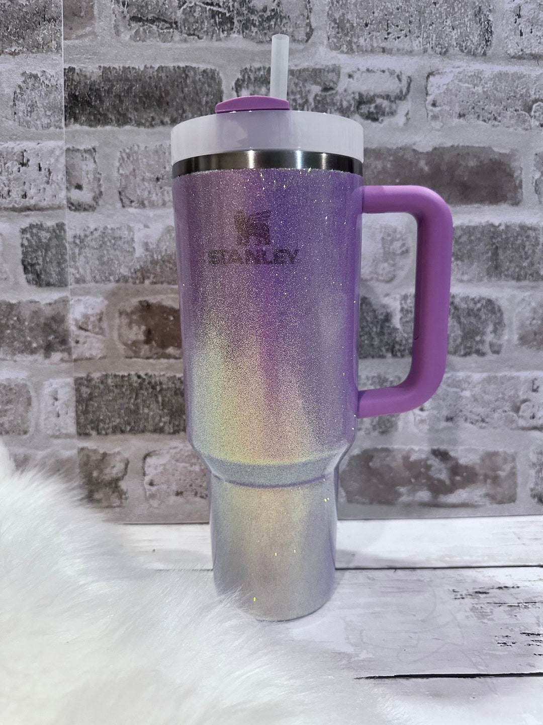 40 Oz Authentic Stanley Tumbler With Iridescent Color Shift