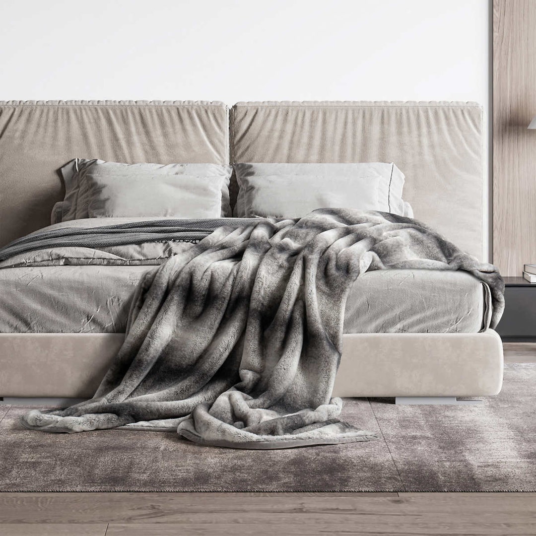 Mon chateau luxury collection luxe faux fur throw hotsell