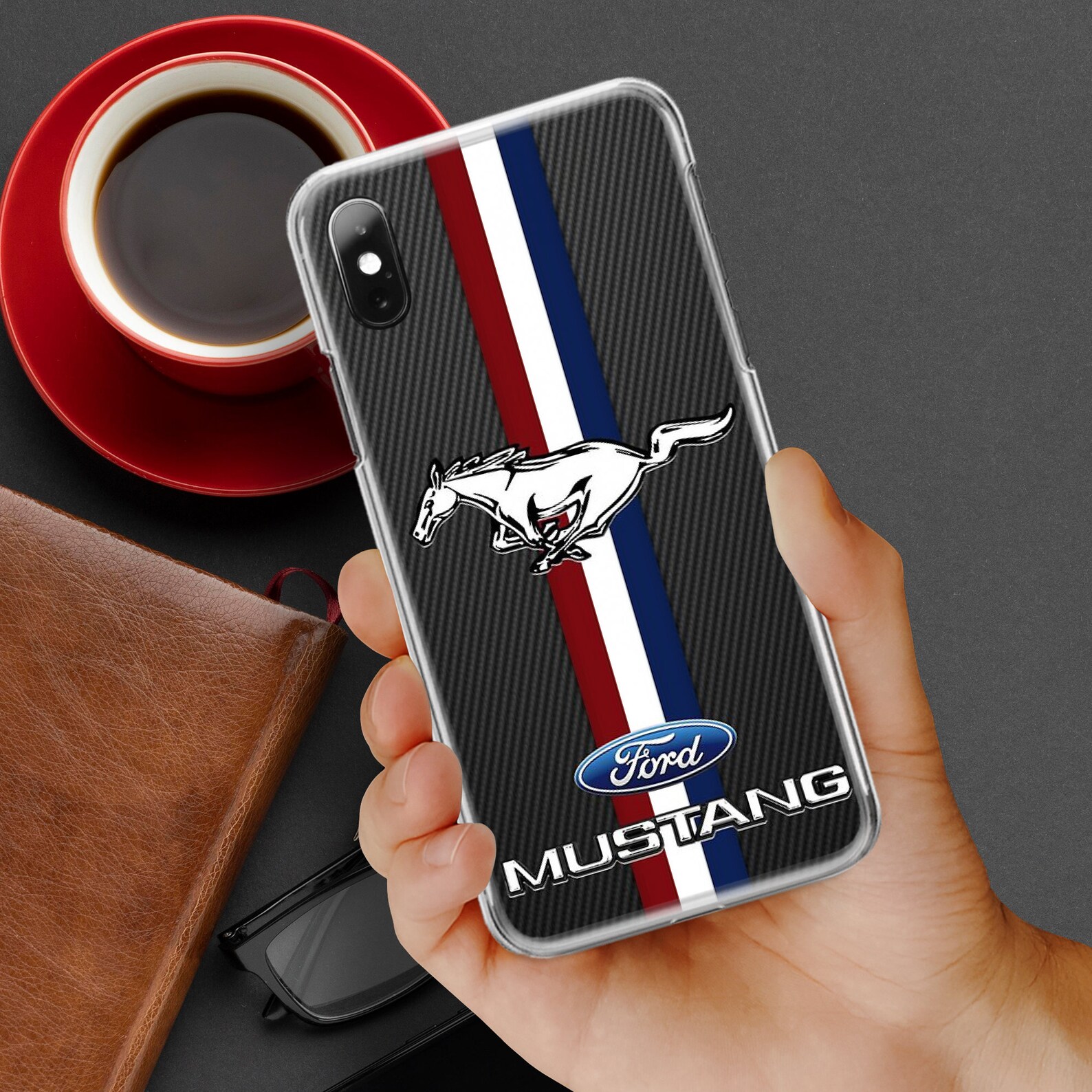 Ford Mustang Black Carbon Phone Case Compatible avec iphone 11 Etsy