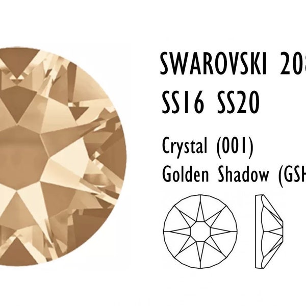Swarovski Flat Back Crystal Golden Aurum SS20, SS16 10 Gross 1440 Stones main image 1