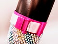 HONEYCOMBER © - adjustable bling belt for the honeycomb method for straight or tapered tumblers - rhinestoning tool - blinging tool