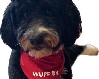 Wuff da Dog Bandana - SMALLER dog