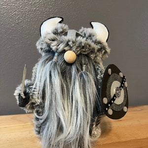 Scandinavian-Norwegian Viking Gnome with Horns / Tomte / Nisse / Valhalla / Norway