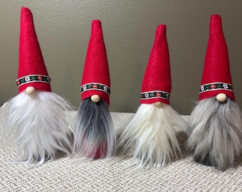 Sven Nisse / Norwegian Nisse / Gnome / Tomte - WHITE beard