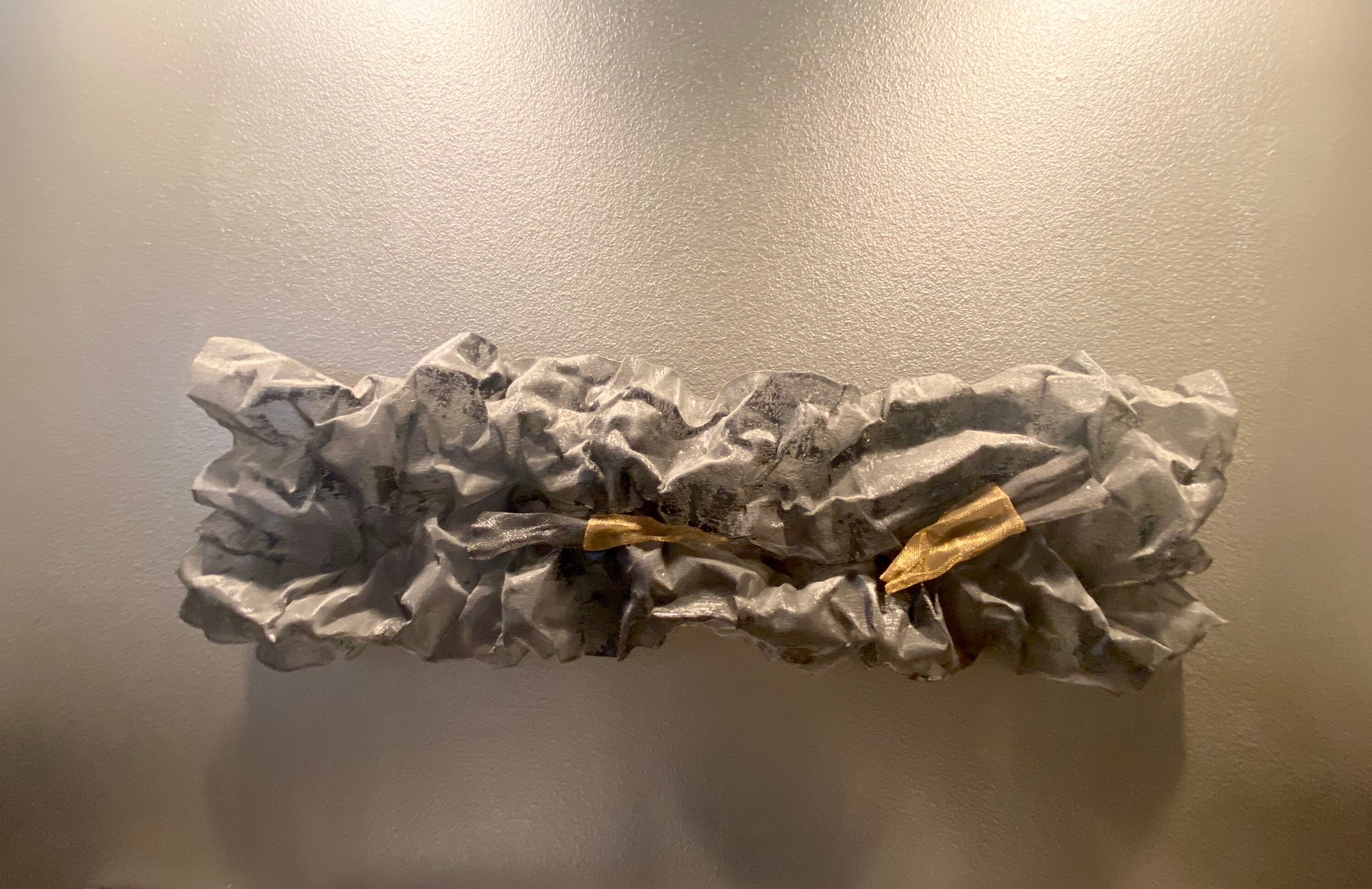 Wire Mesh Wall Art White Bronze & Black Etsy