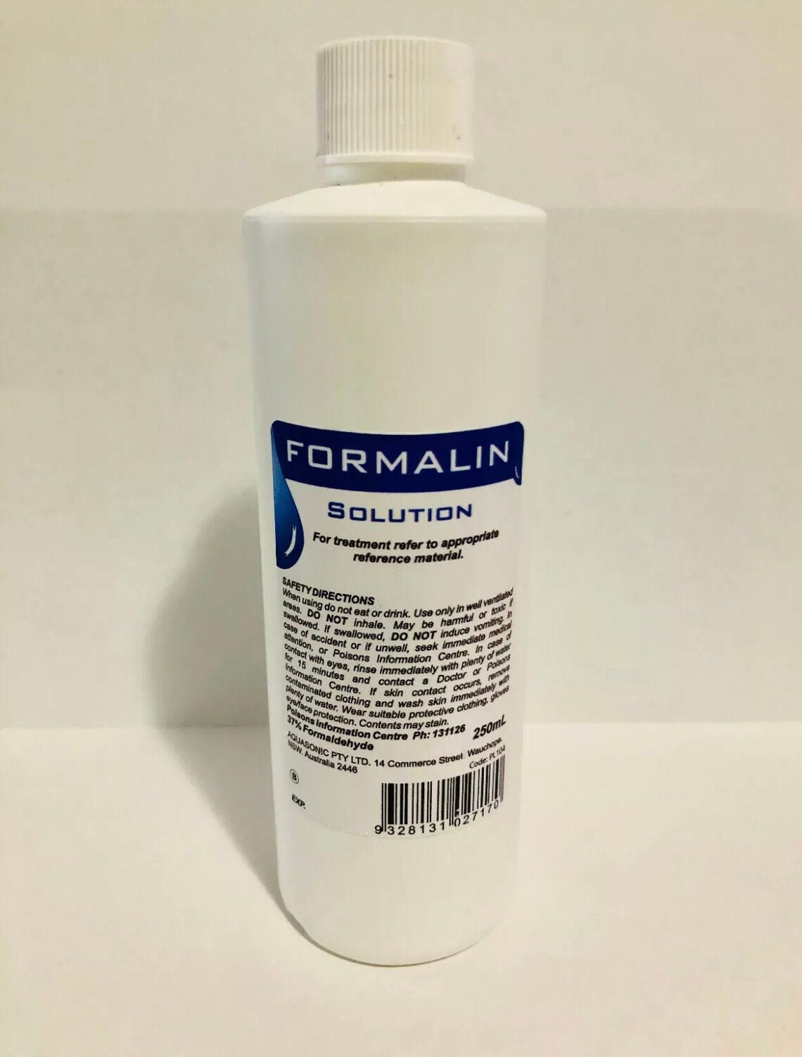 Formalin 37 Formaldehyde Marine Ich/Velevt/Brooklynella Etsy