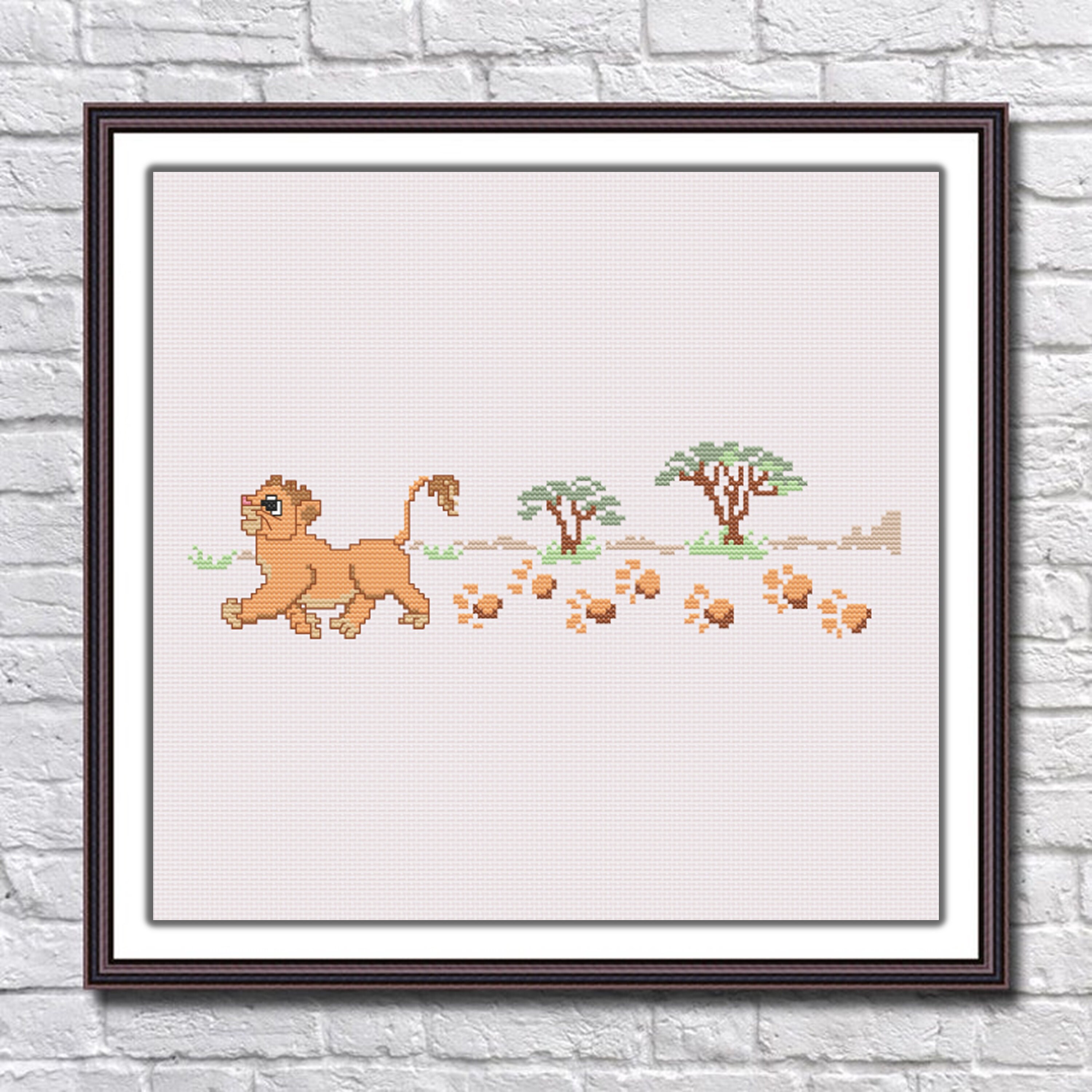 Simba Lion King - PDF Cross Stitch Pattern Instant Download - Etsy