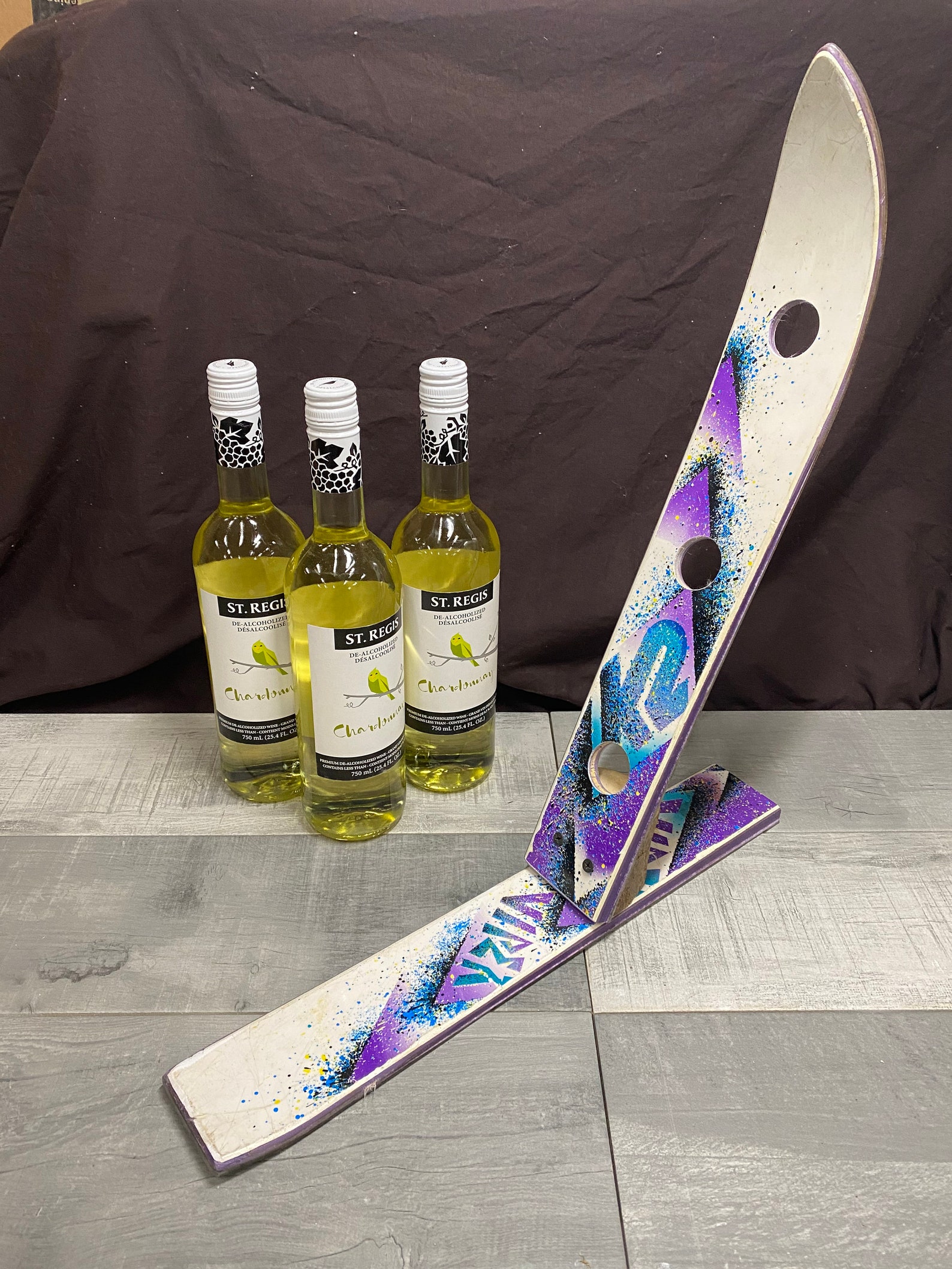 Snow Ski Wine Rack K2 Brand Recycled Etsy