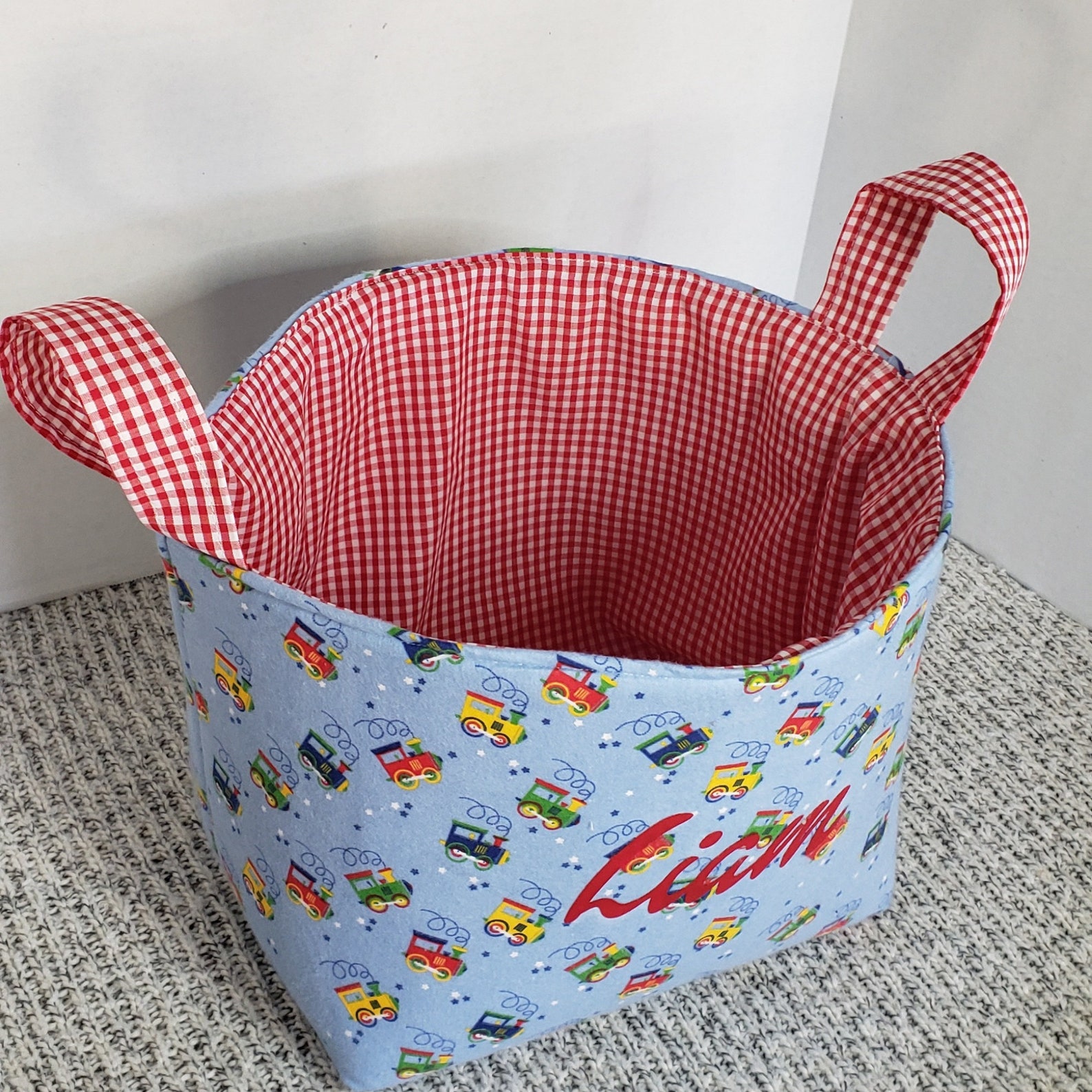 Large Diaper Storage Bin Organizer Bin Personalized Toy Etsy