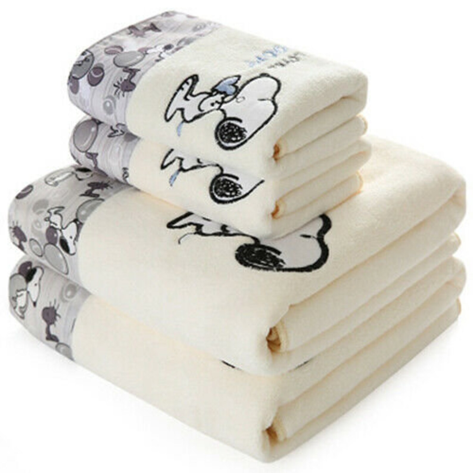 Large towel 70 x 140 cm bath in microfiber snoopy soft beach Etsy
