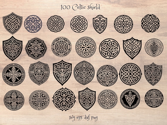 100 celtic shield viking shield