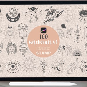 Wiccan / Wicca / Magia / Brujería I Sellos Celestial Procreate / Sellos Mystic Procreate / Sellos Celestiales / Sellos Boho / Sellos de Brujas