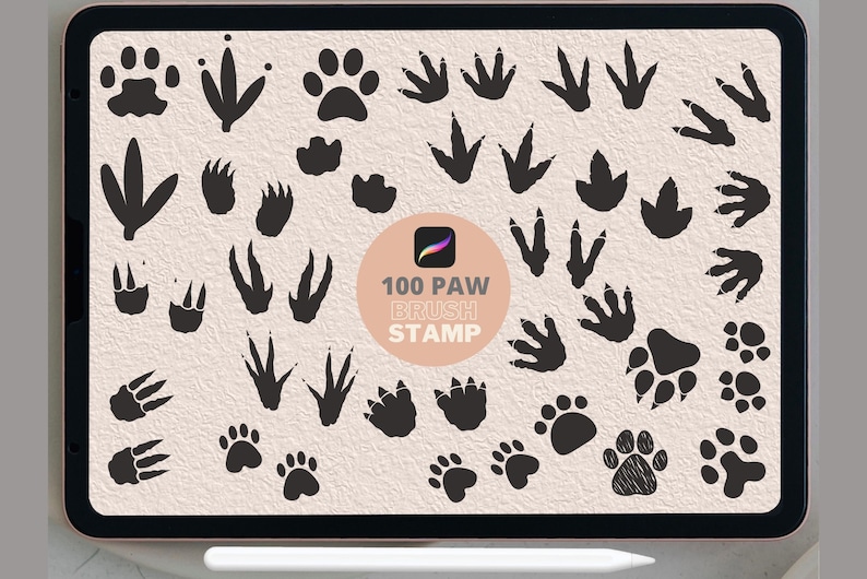 Paw SVG Dog Paw Stamps Cat Paw Pet Paw Animal Paw Etsy