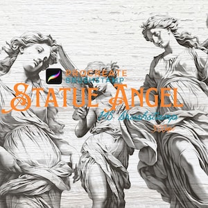 145 statue di angeli tatuaggio a pennello con procreare