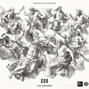 120 God, Prophet, Religion and Jesus Tattoo Designs Brushstamp ...