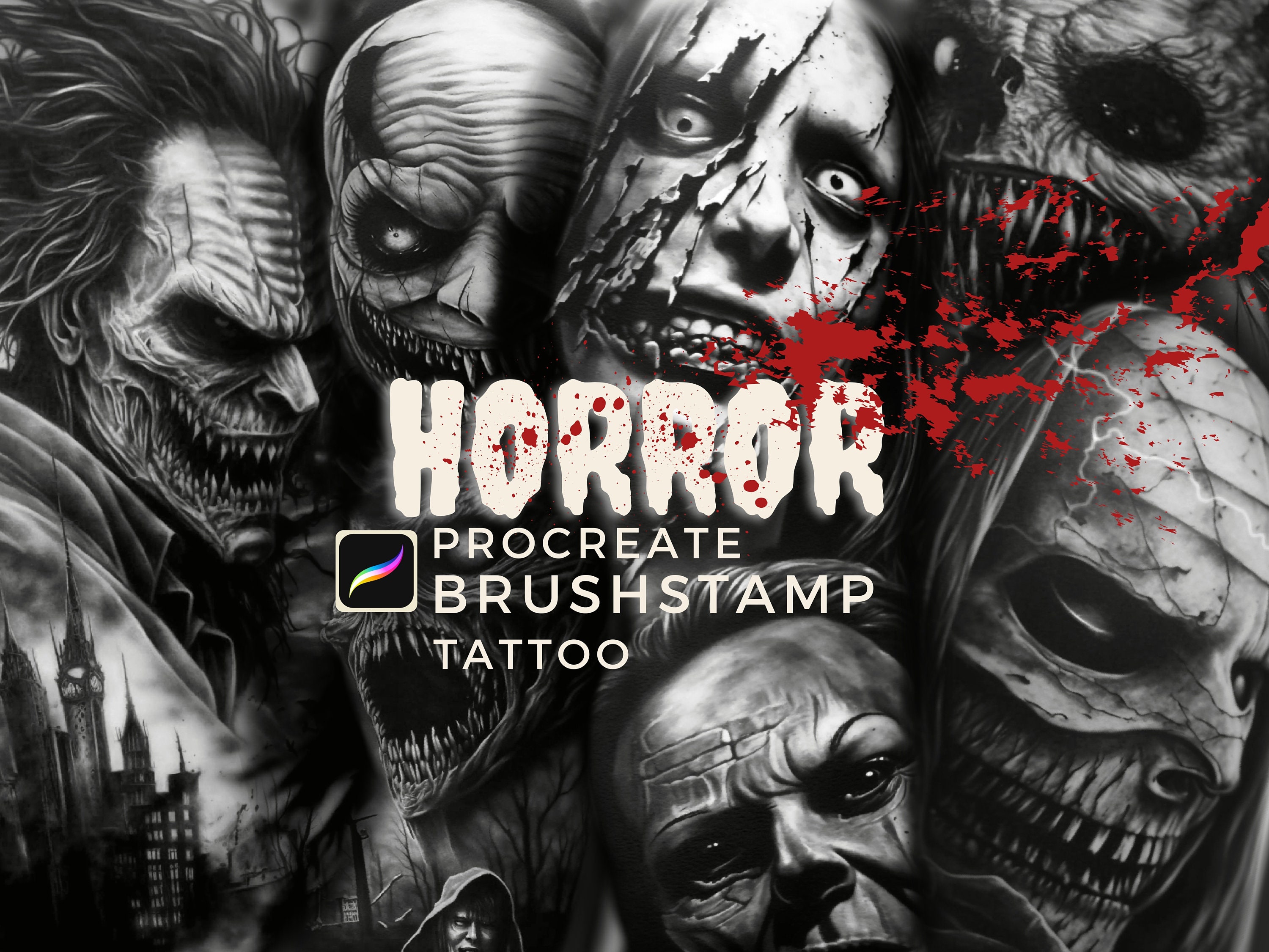 Horror Tattoo - Etsy