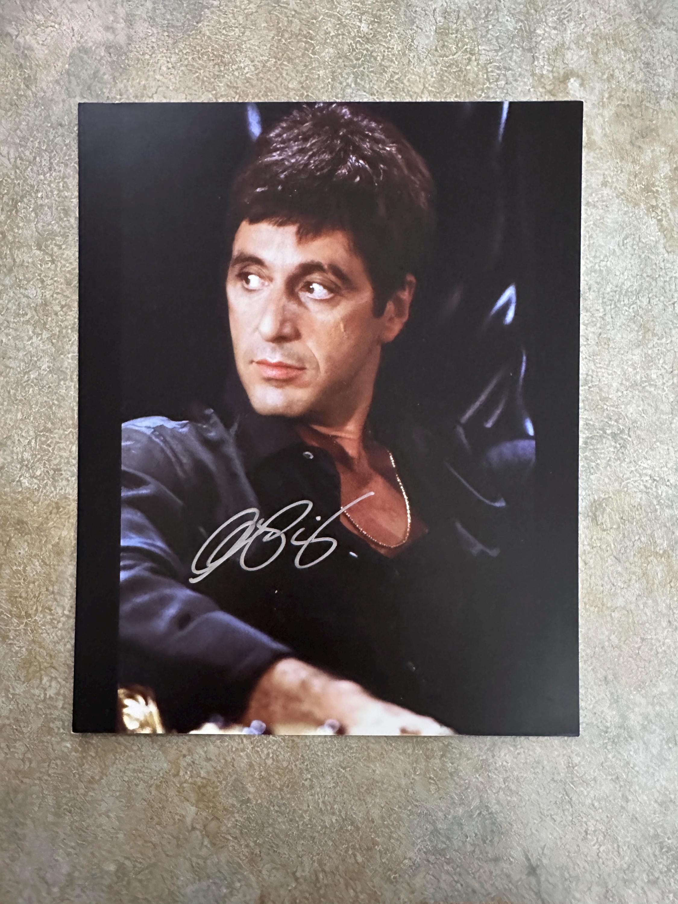 Tony Montana "Scarface" portrait photo signed by Al Pacino