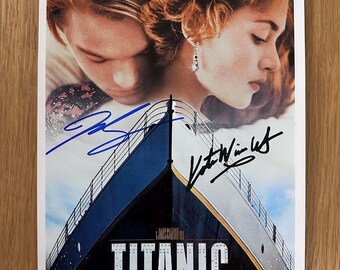 Signed “Titanic" 8 x 10 Movie Photo