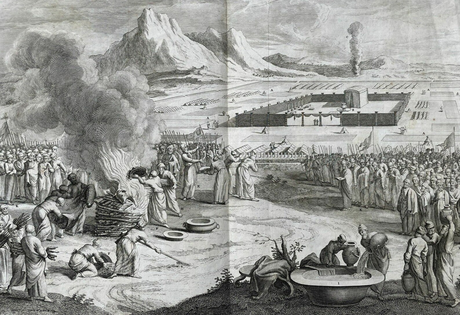 1730 Original Animal Sacrifice Sacrifice Israel Old Testament Etsy