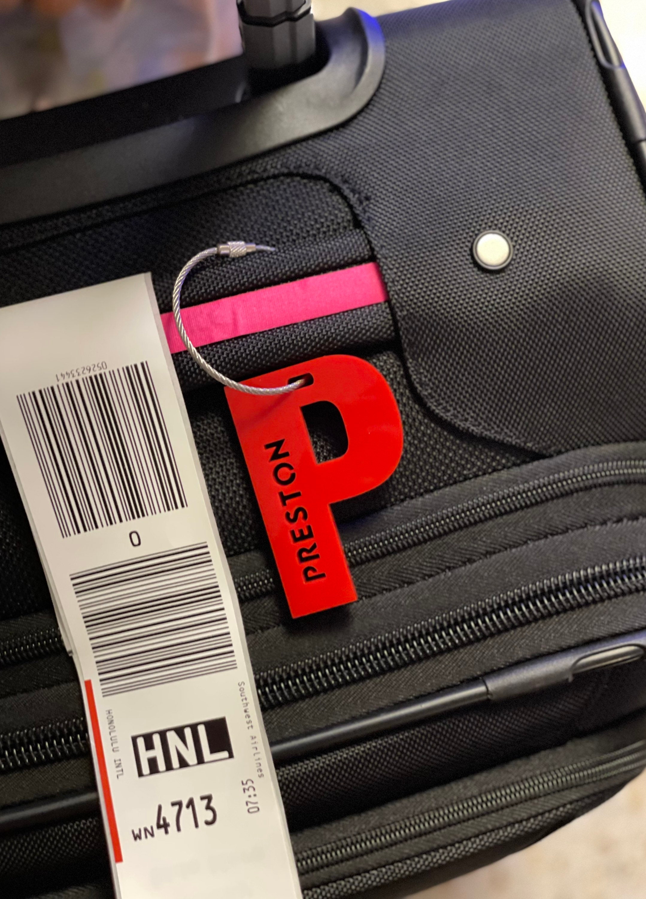 Luggage name tag / backpack tag / school bag name / personalized tag / bag charm / keychain / sports bag tag / Back to School tag / bag tag