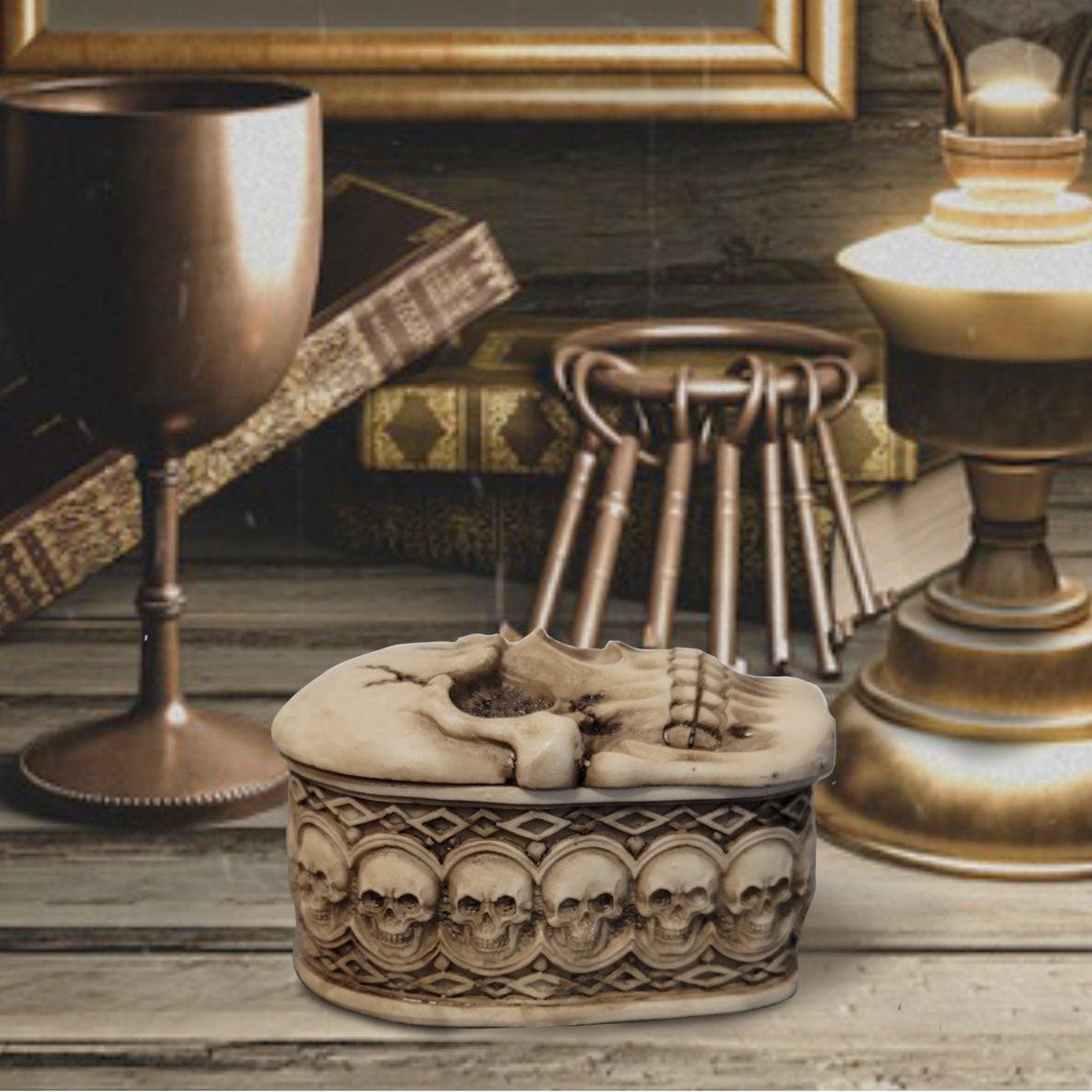 Poly Skulls Stash Ashtray Home Decor Skull Stash Ashtray Etsy