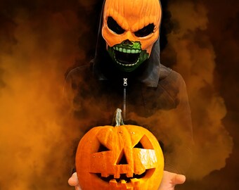 Halloween Horror Cosplay Masks | Spooky Adult Hooded Halloween Costume Masks