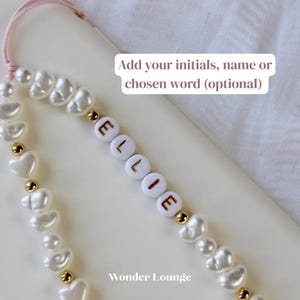 Y2k Phone Strap - bead phone strap beaded phone strap custom phone strap y2k phone charm personalized phone charm bead phone charm image 5