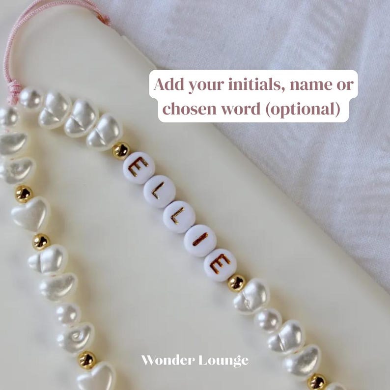 Y2k Phone Strap - bead phone strap beaded phone strap custom phone strap y2k phone charm personalized phone charm bead phone charm image 5