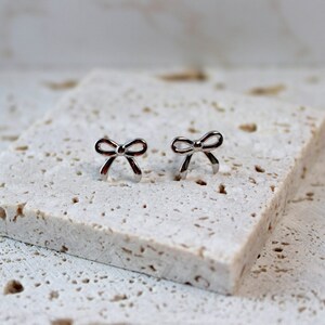 Glitzy Bowknot Stud Earrings