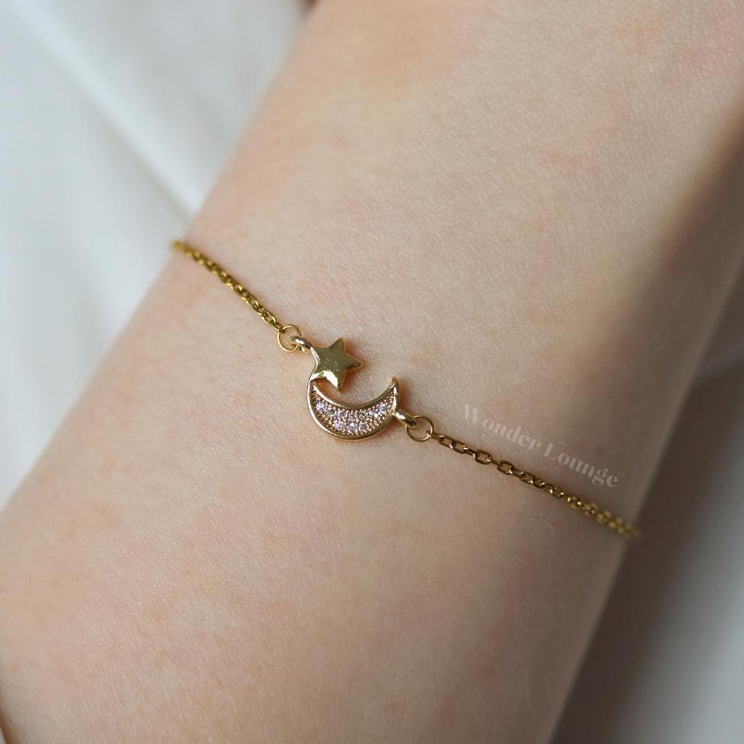 SET OF 3 - STAR MOON BRACELET main image 1