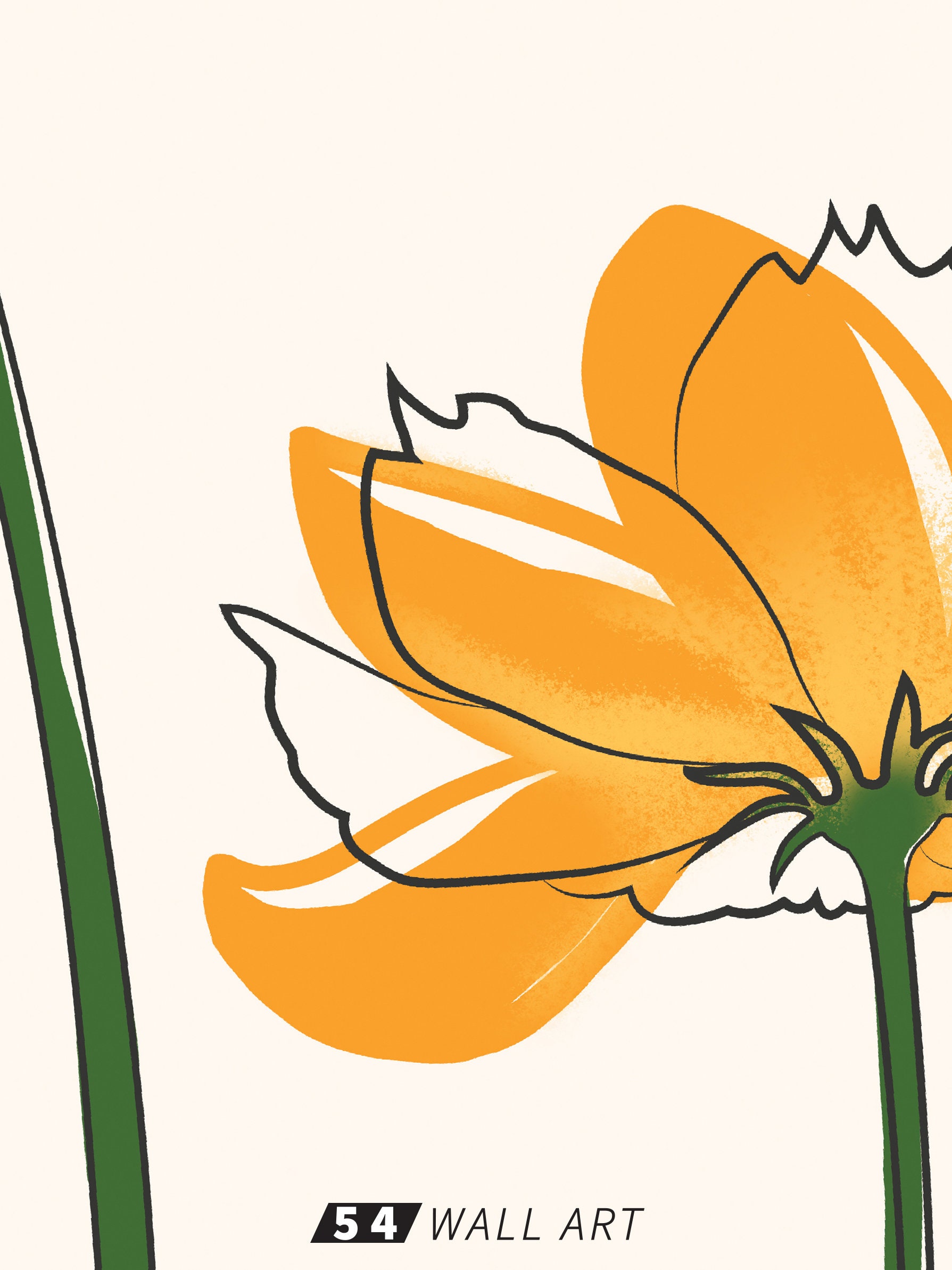 Printable Cosmos Flower Wall Art Set of 2 / Floral Wall Art / Etsy