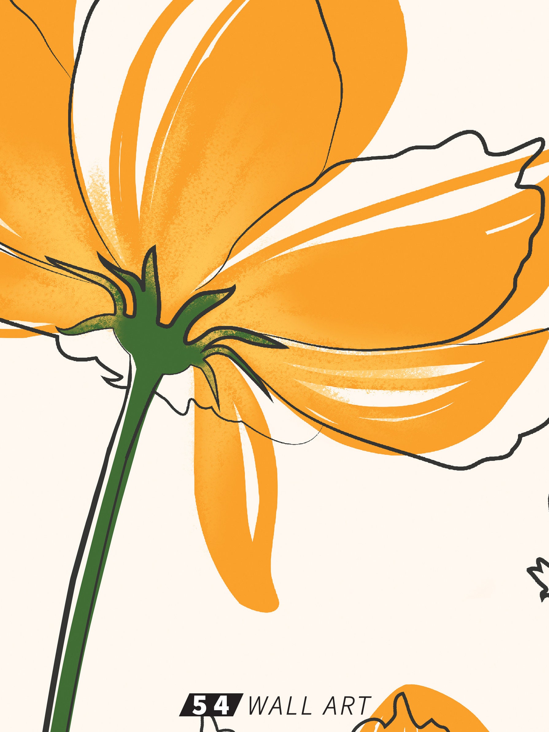 Printable Cosmos Flower Wall Art Set of 2 / Floral Wall Art / Etsy