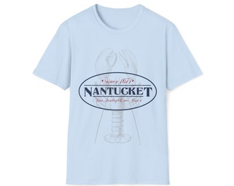 T-shirt souple unisexe Live Catch de haute qualité Nantucket