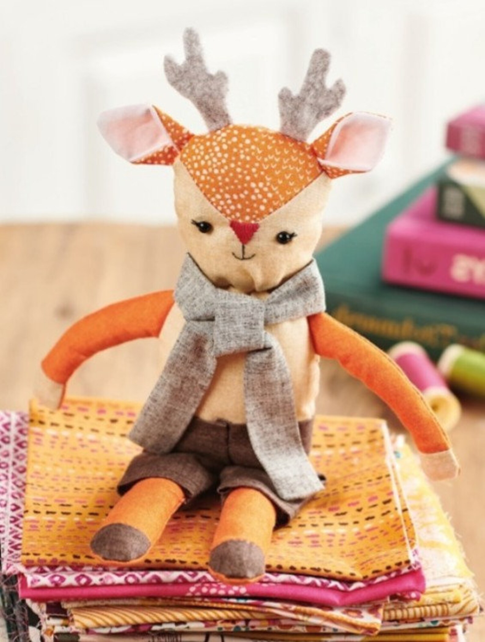 Pdf fabric fawn sewing patternstuffed cute digital pattern  etsy