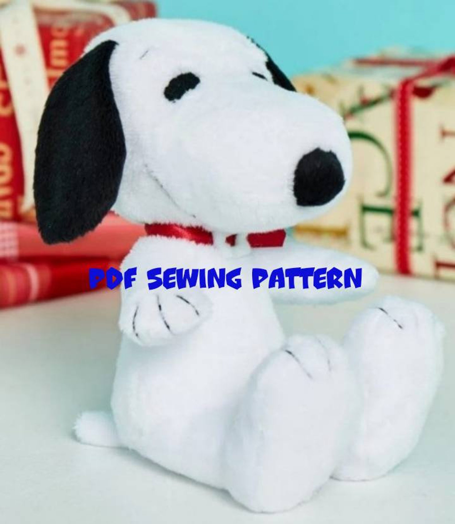 PDF Plush Snoopy Dog PatternPDF Sewing Pattern Snoopy Dog Etsy