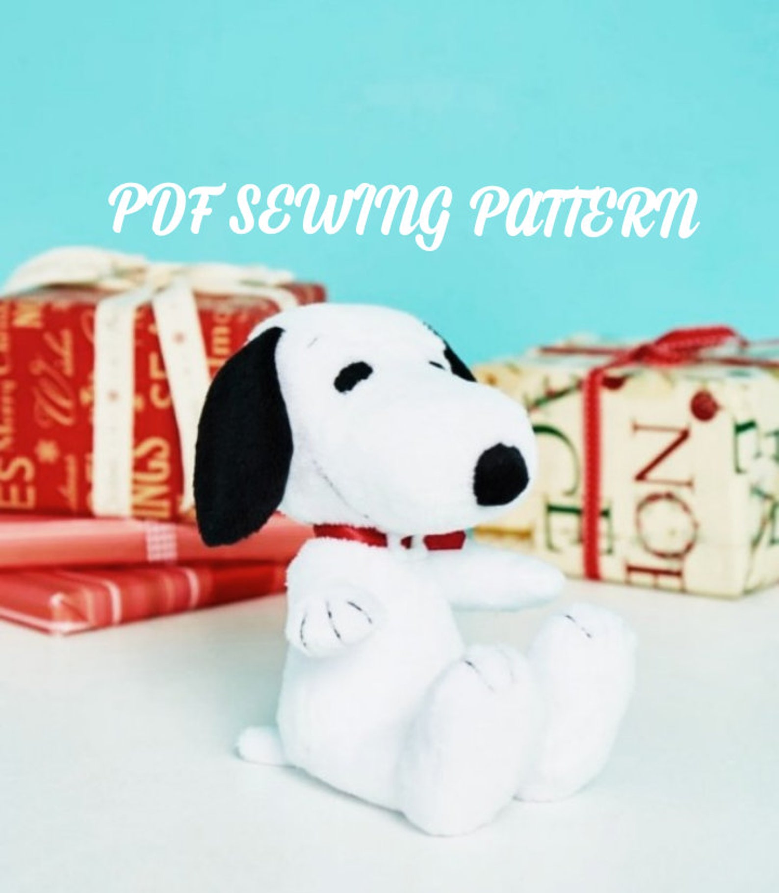 PDF Sewing Pattern Snoopy Toy Stuffed Cute Digital Pattern Etsy