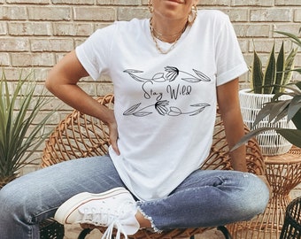 Stay Wild Wildflower PNG – Boho Sublimation Design (Digital Download)