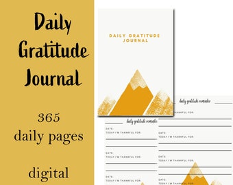 Daily Gratitude Journal Printable