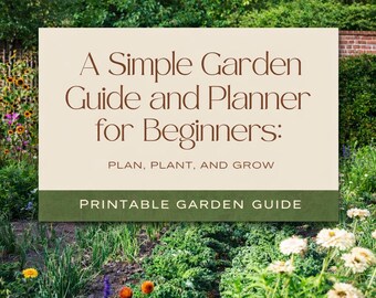 Beginner Garden Planner | Simple Gardening Guide (PDF Download)
