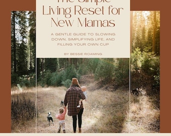 New Mom Burnout Guide | Simple Living Reset (PDF Download)
