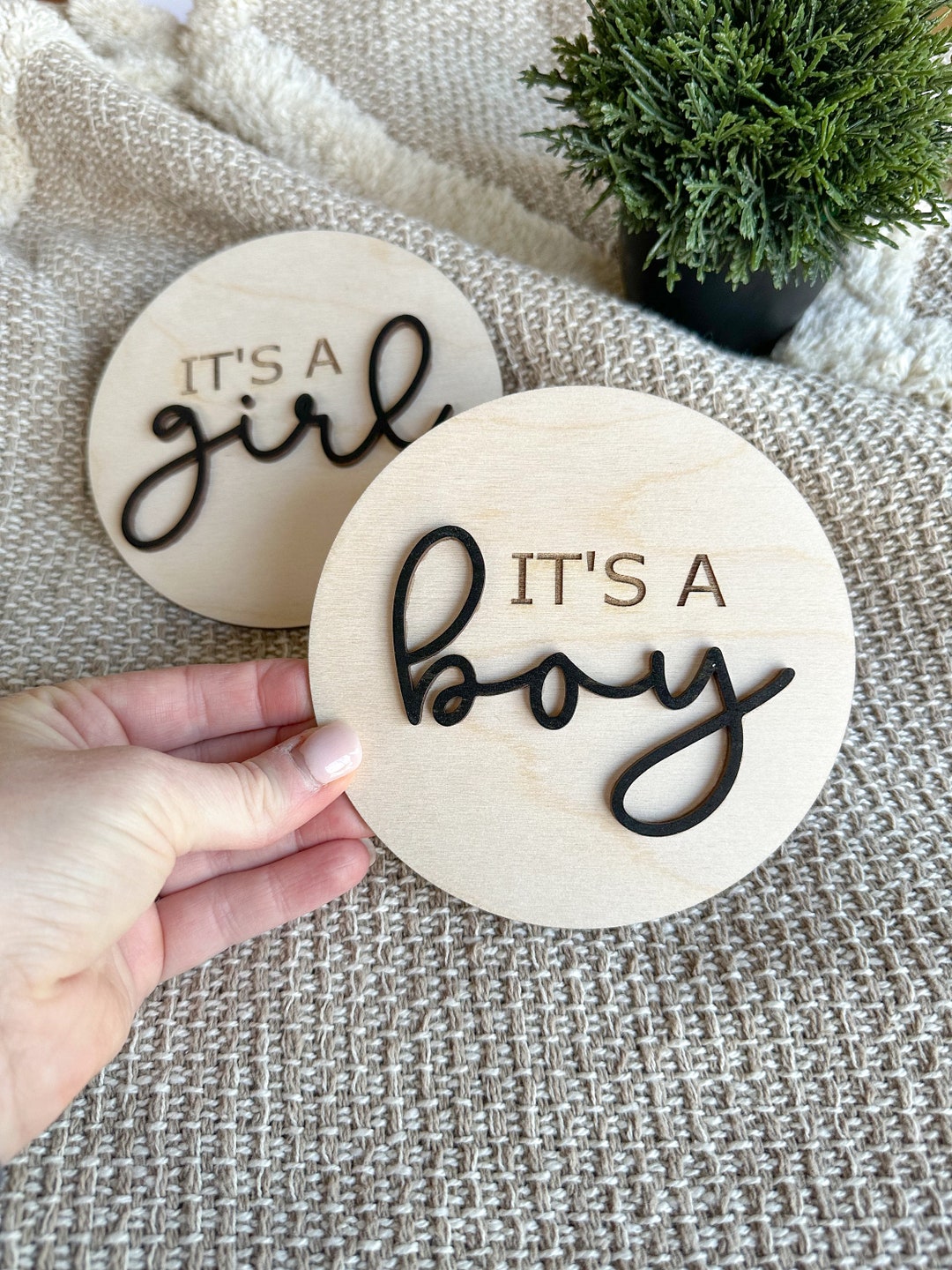 Its a Boy It’s a Girl Gender Reveal Sign Surprise Gender Reveal Sign ...