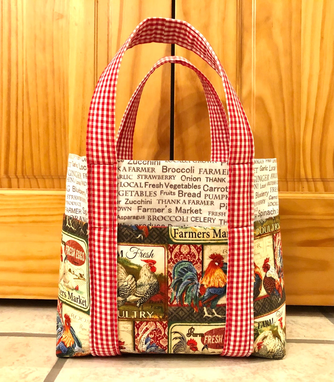 Medium Farmers Market Tote Bag | Etsy